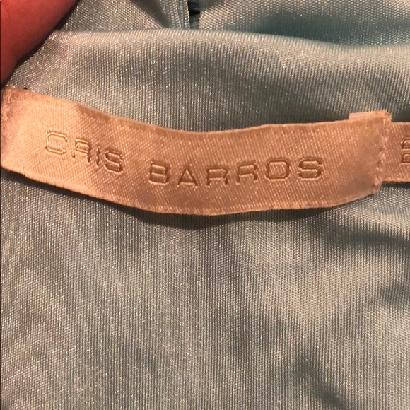 Cris Barros blue silk blouse - Picture 4 of 5